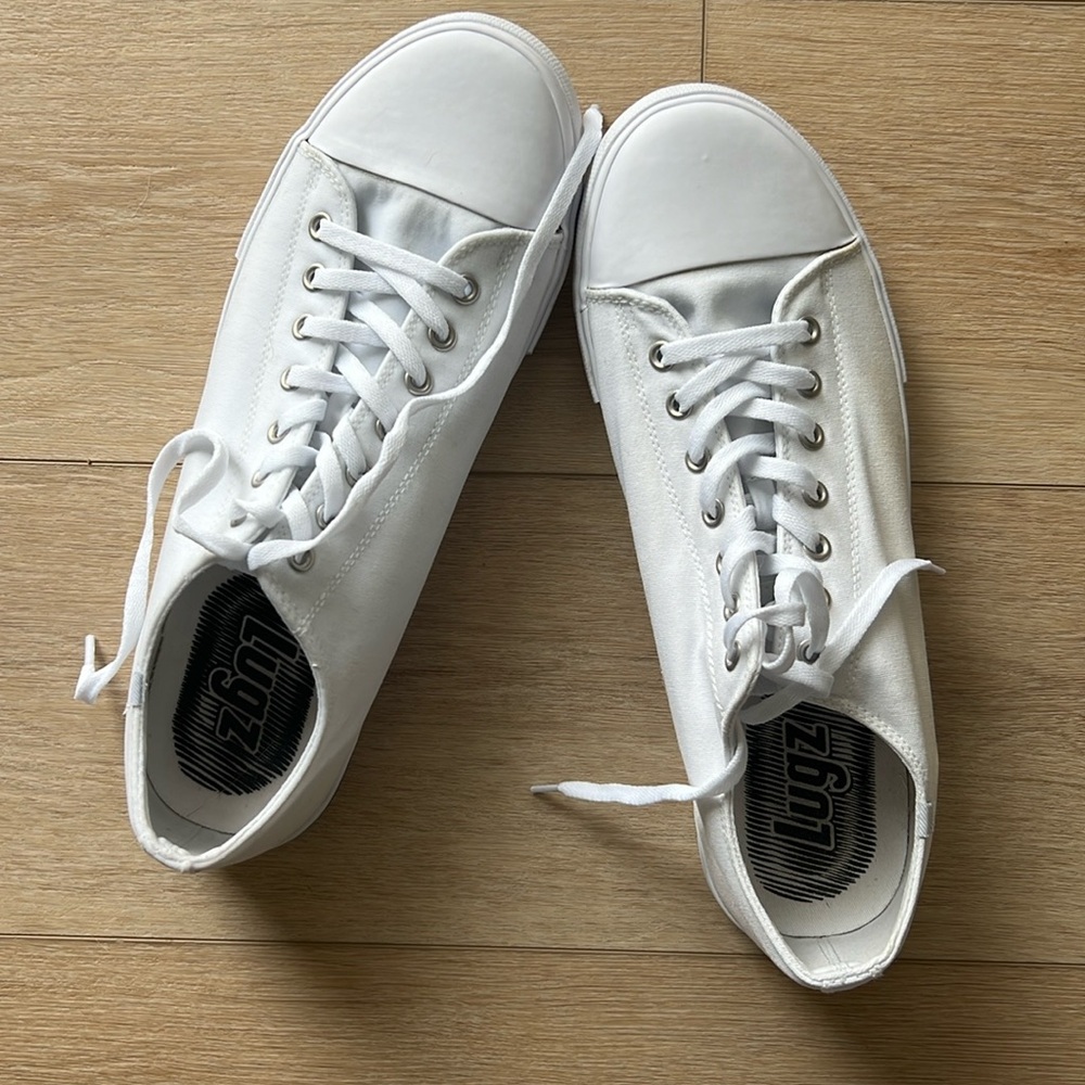 White sneakers